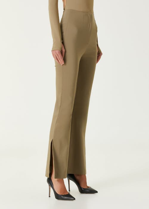 Pcfg Cotton Flared Skinny Pant In Brown