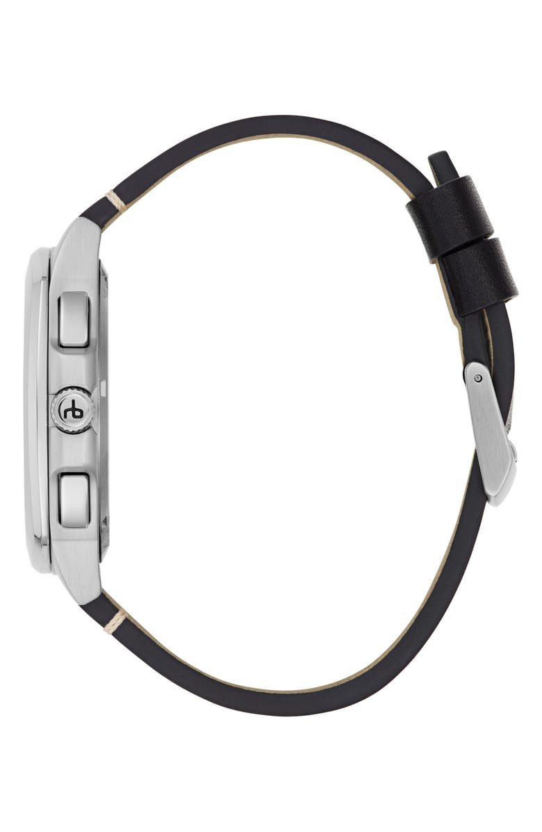 rag & bone Bleeker Chronograph Leather Strap Watch, 42mm, Alternate, color, 