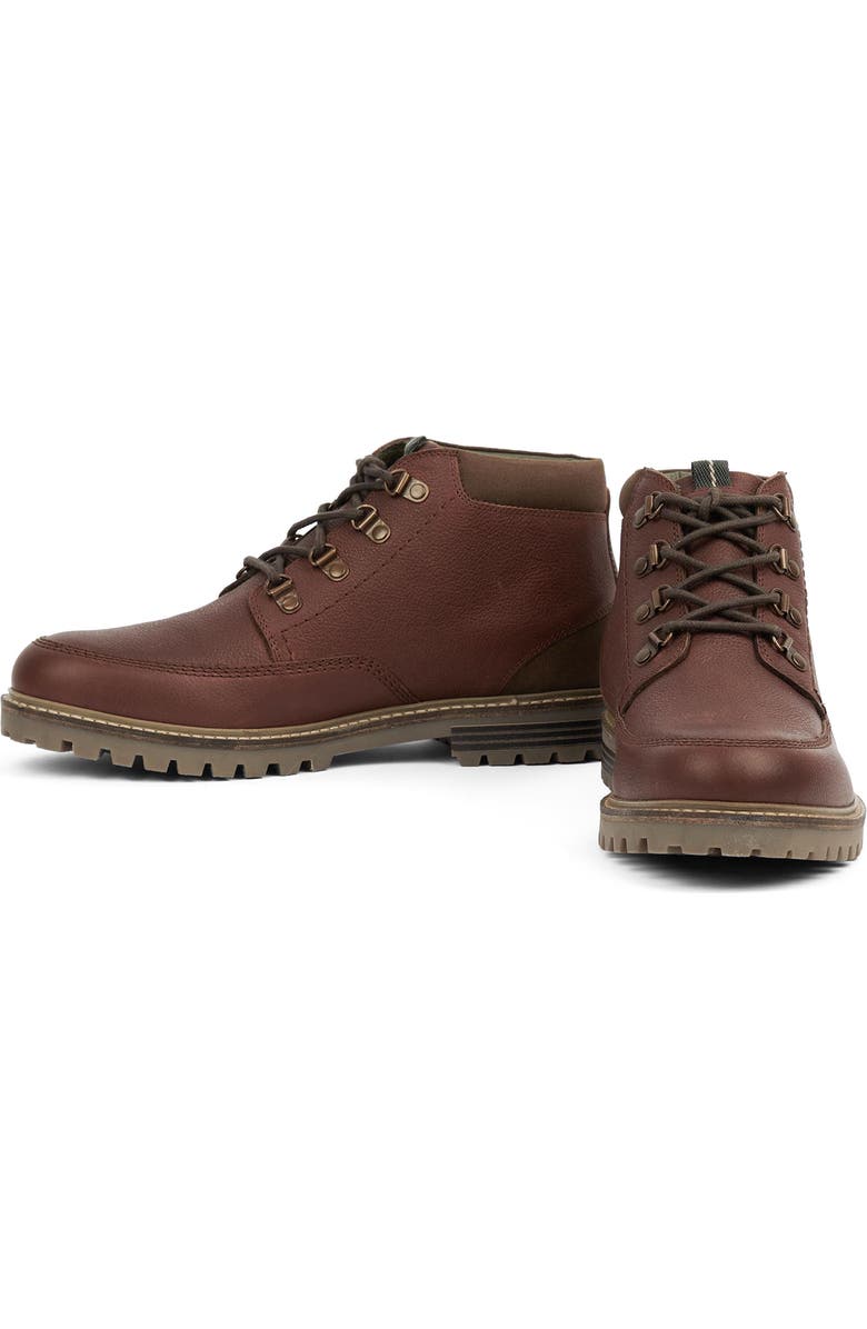 Barbour Fenton Moc Toe Boot, Alternate, color, Teak