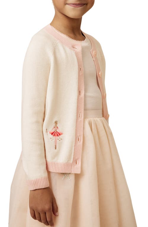 Reiss Kids' Nancy Nutcracker Cardigan In White