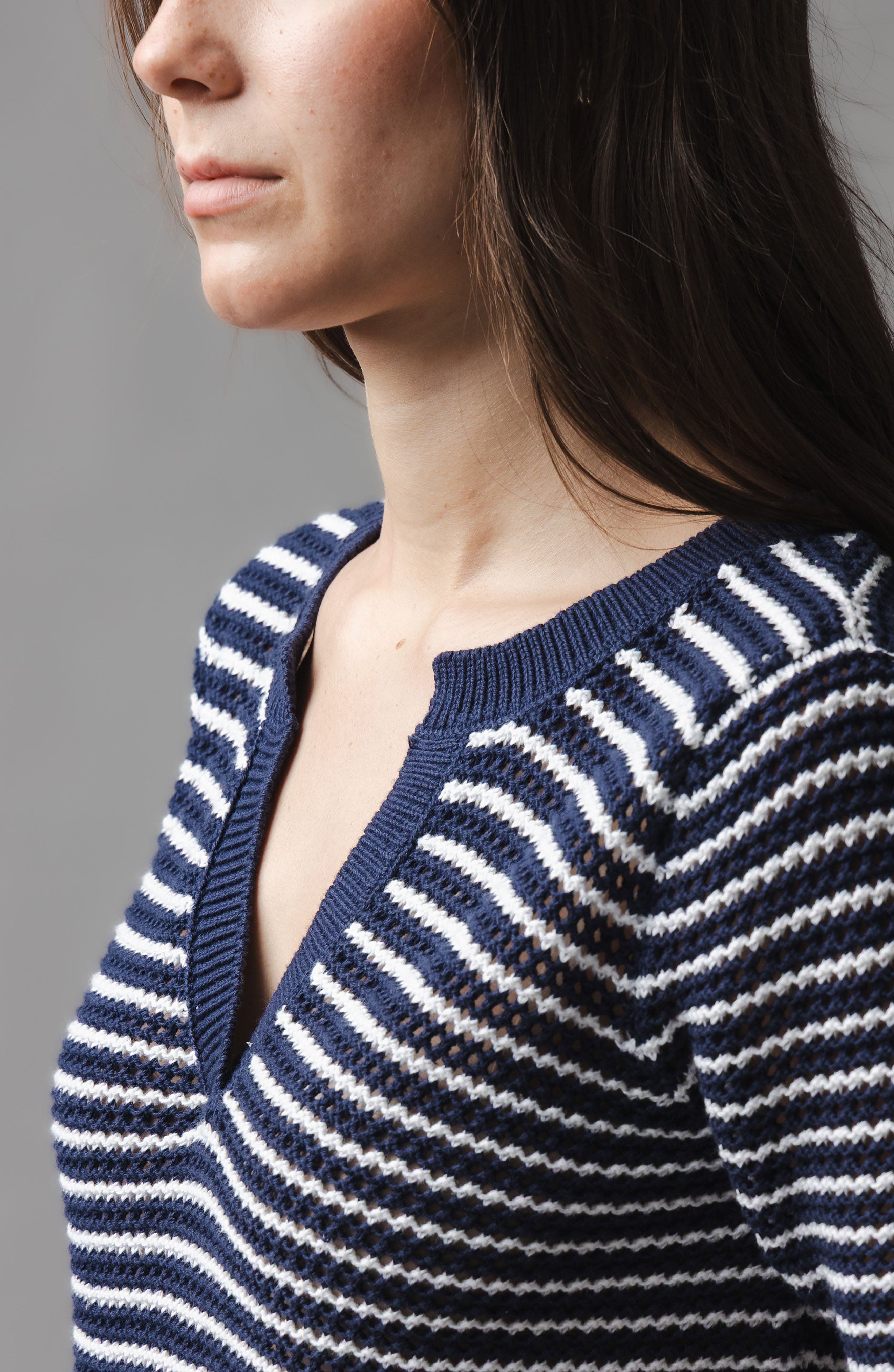 Organic V-Neck Short Sleeve Sweater - image 2
