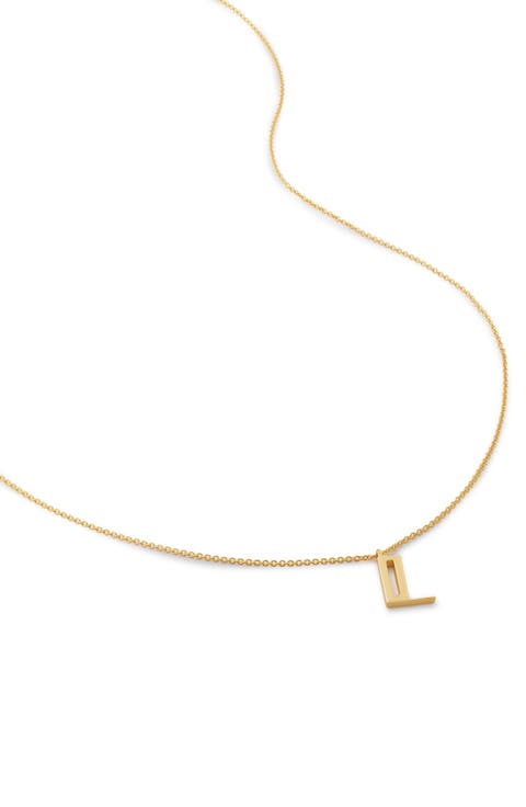 Initial Pendant Necklace