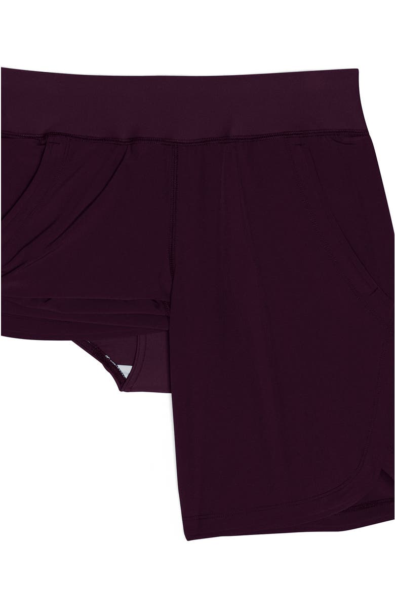 Lands' End SunShade UPF 50 9" Board Shorts, Alternate, color, Dark Wine