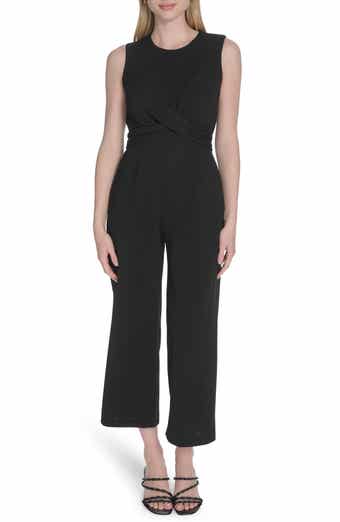 Calvin Klein Knotted Wide Leg Jumpsuit