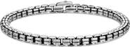 David Yurman Men's Double Box Chain Bracelet in Sterling Silver, 4mm