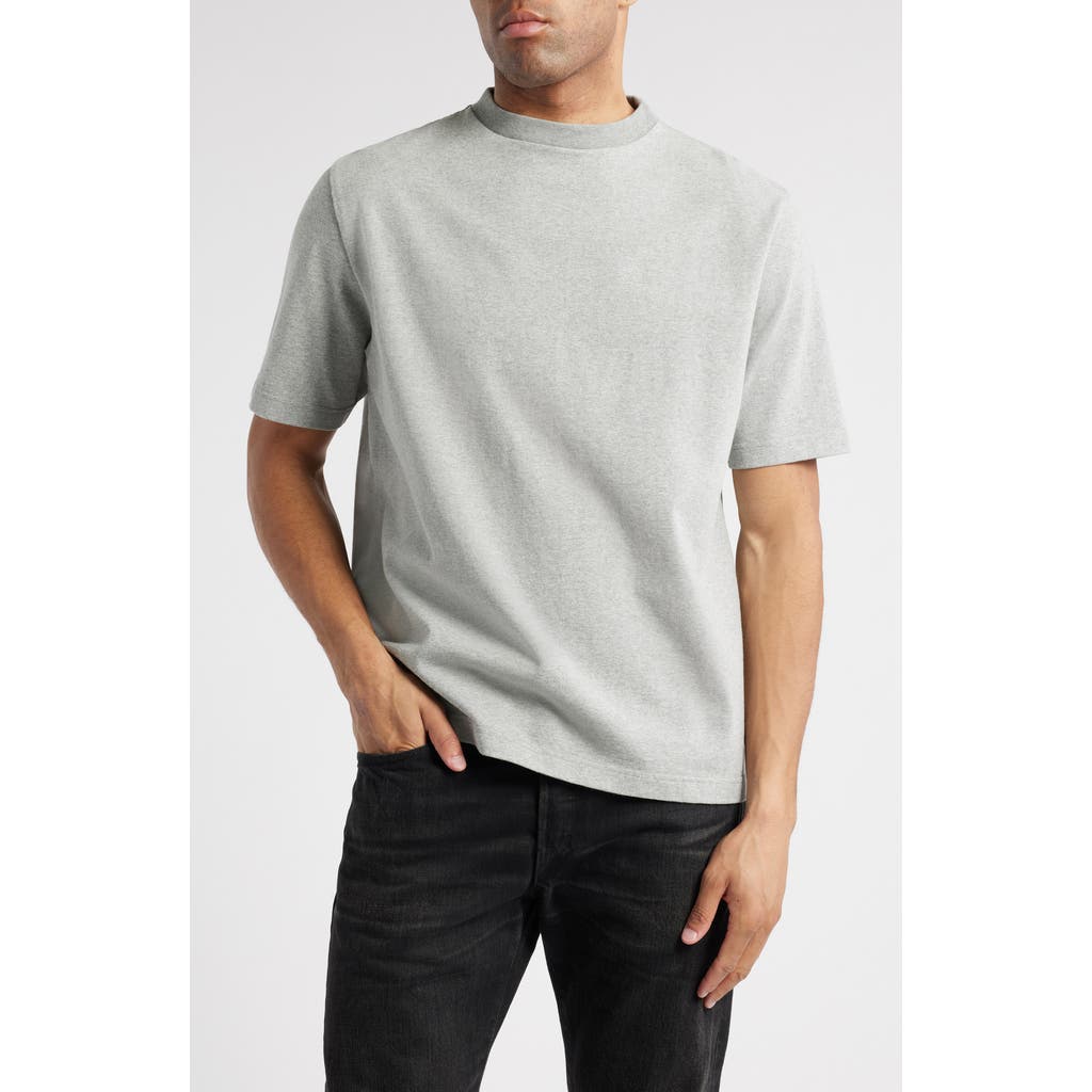 Edwin Oversize Heavyweight Cotton T-shirt In Grey