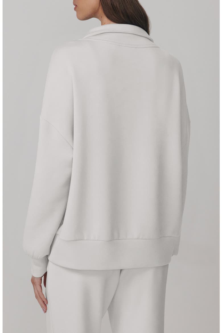 Hawley Half-Zip Sweatshirt, Alternate, color, WHITE