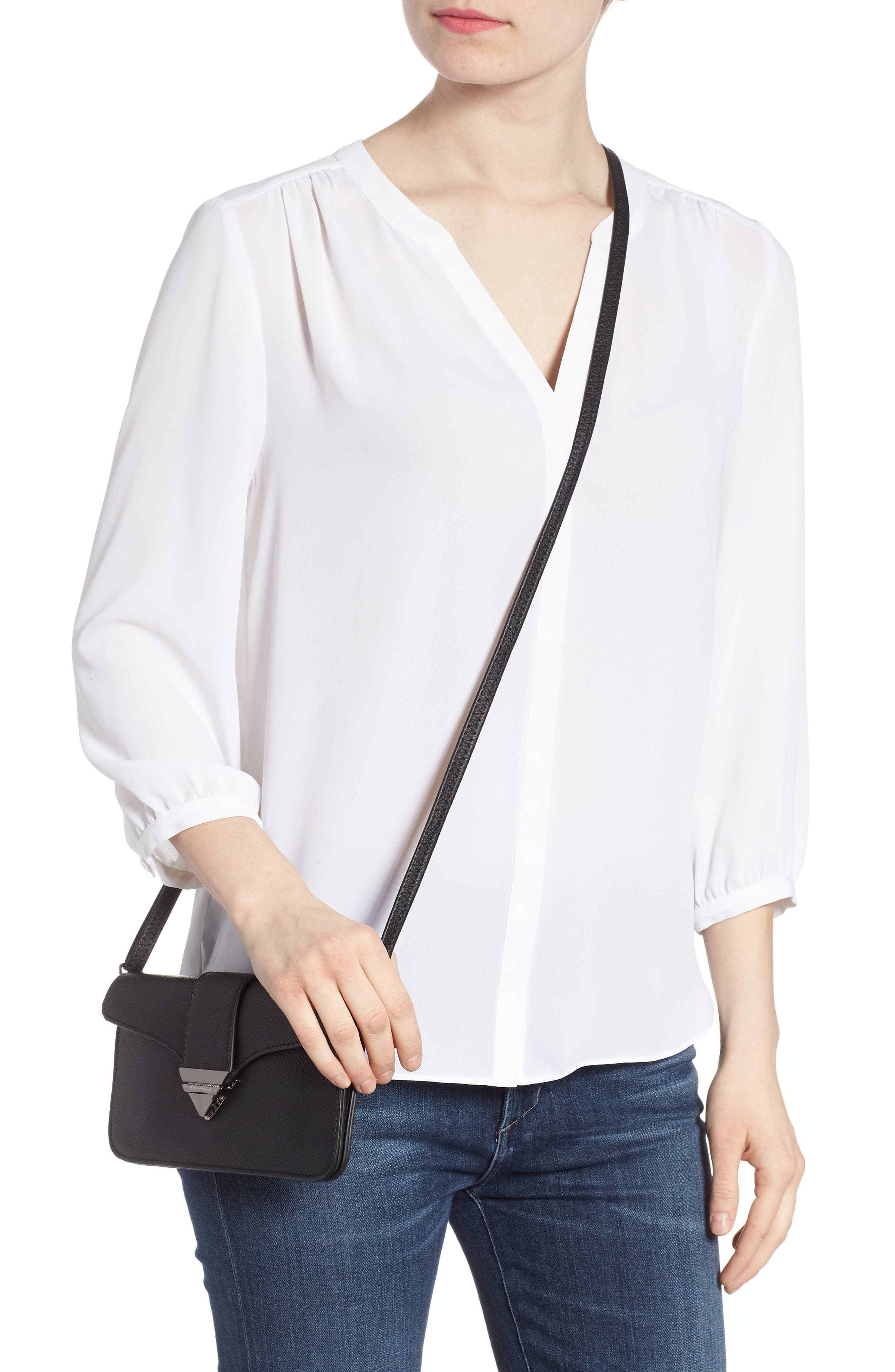 Pixie Mood Faux Leather Crossbody Bag, Alternate, color, 