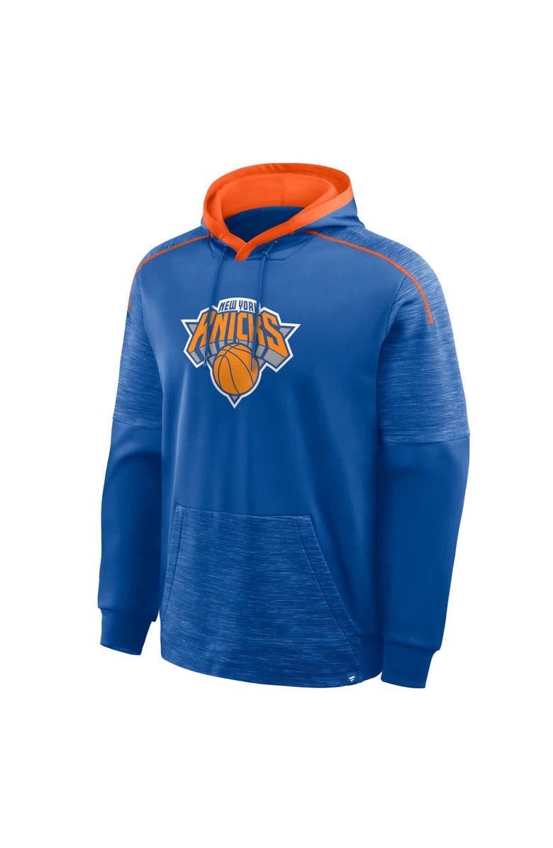 FANATICS Men's Fanatics Blue New York Knicks Pick & Roll Defender Pullover Hoodie, Alternate, color, Blue