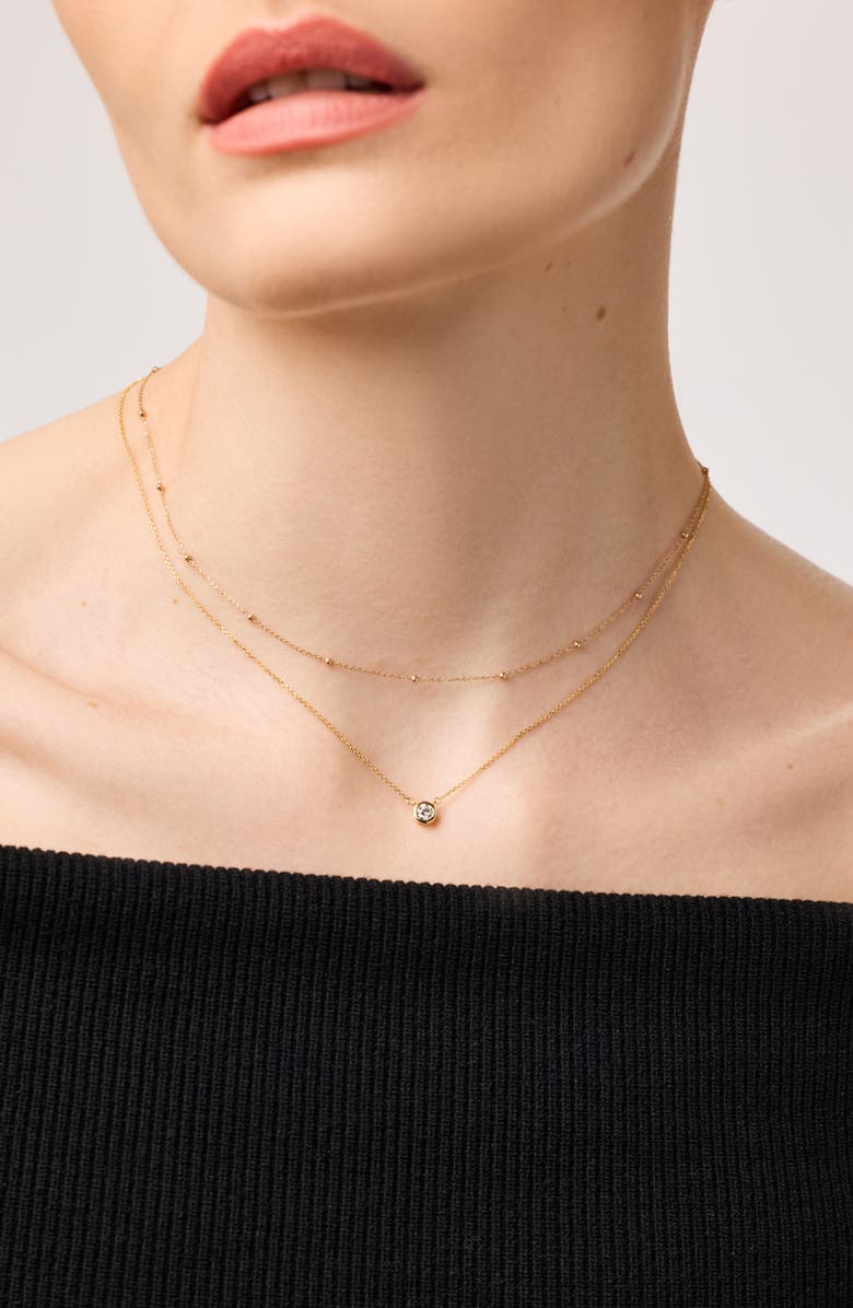 Ana Luisa Diamond Necklace - Gold Medium Diamond Necklace, Alternate, color, Gold