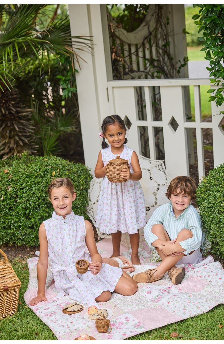 Little English Kids' Floral Simply Smocked Dress, Alternate, color, Meriwether Floral