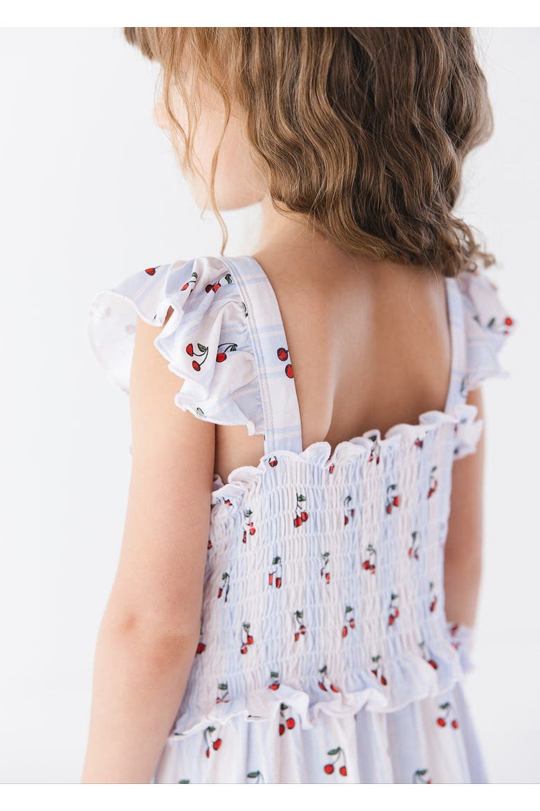 Ruffle Smocked Dress, Alternate, color, Multicolored