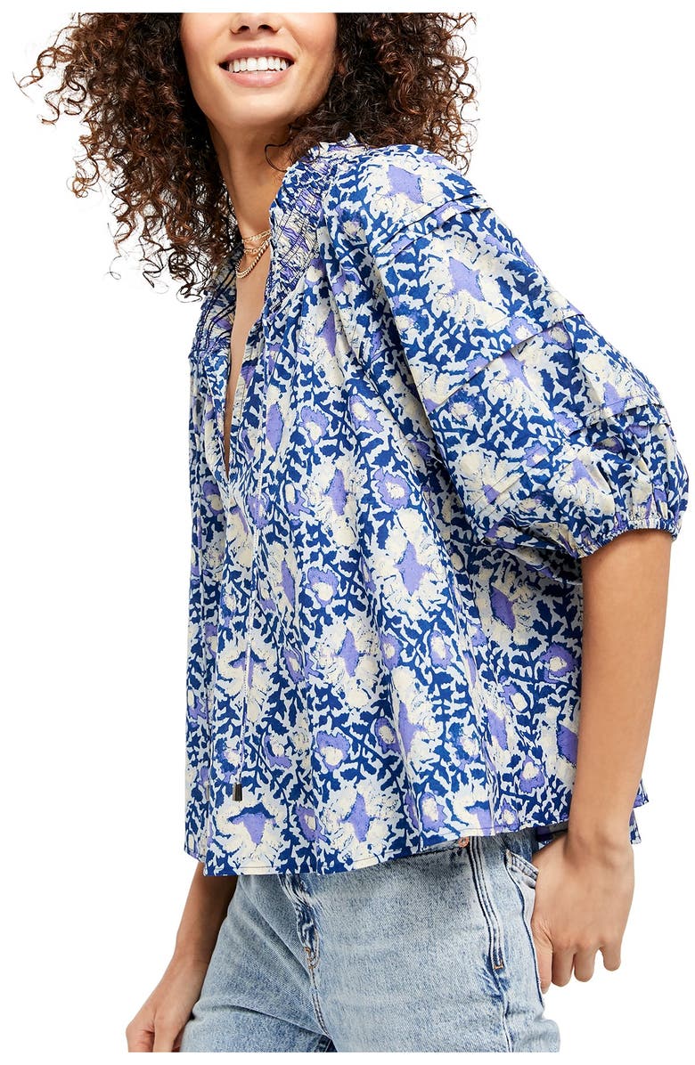 Free People Willow Printed Blouse, Main, color, 