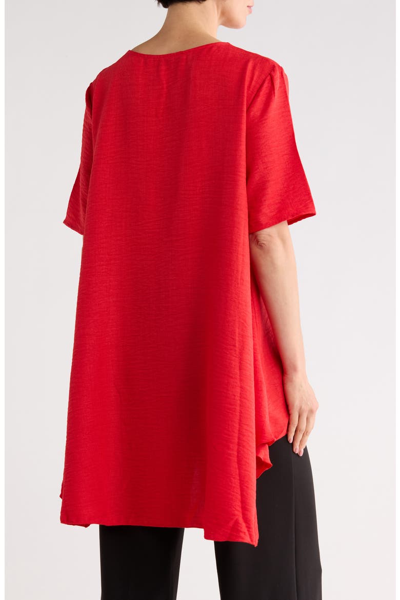 A-Line Tunic Top, Alternate, color, RED
