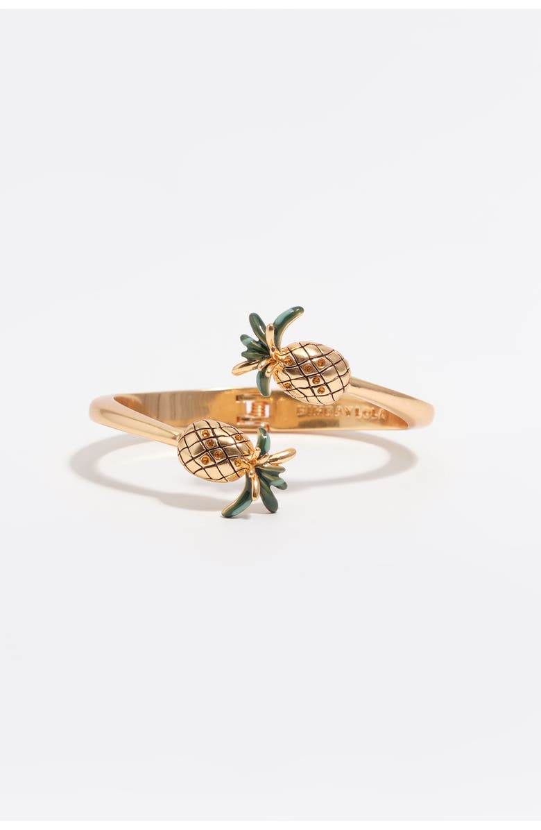 Bimba y Lola Crossover Pineapples Bracelet, Alternate, color, Gold