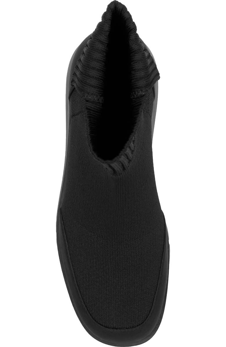 Aerosoles Flame Flatform Knit Bootie, Alternate, color, Black