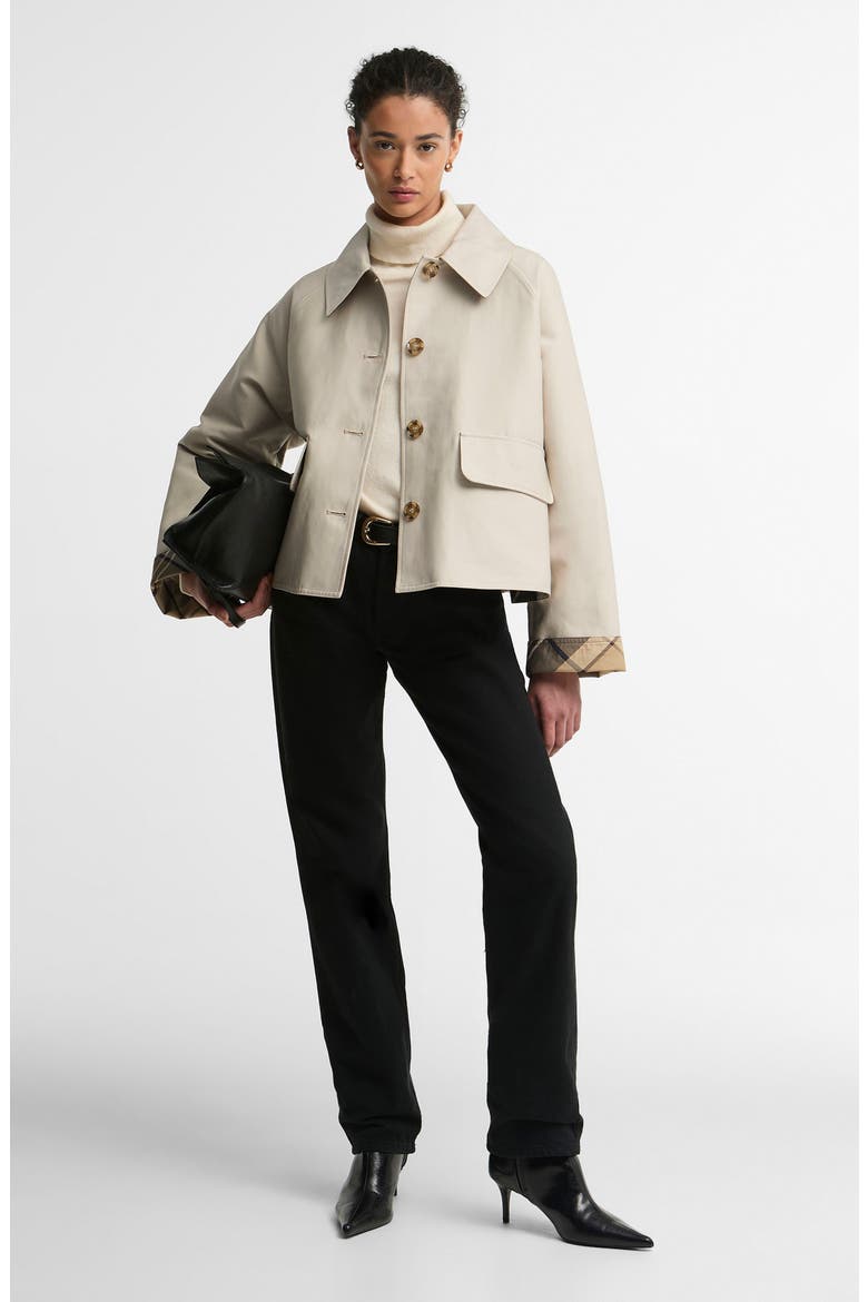 Delilah Showerproof Jacket, Alternate, color, MIST/ BIRCHWOOD DRESS