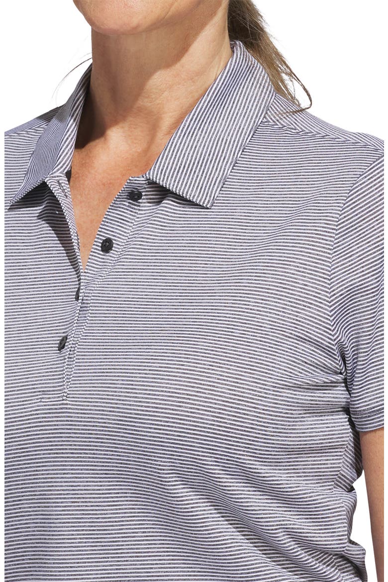 Stripe Golf Polo, Alternate, color, BLACK