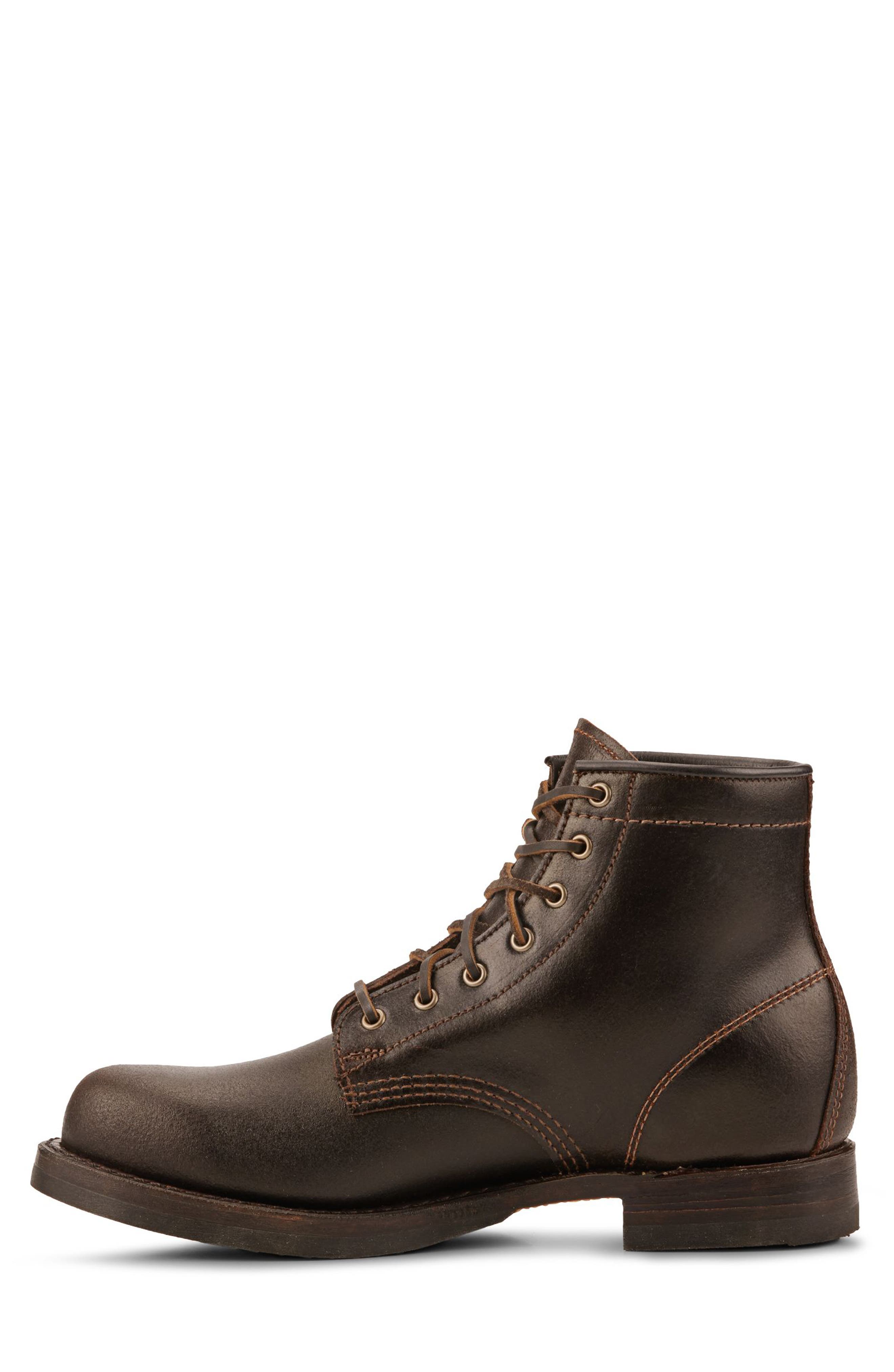 John Addison Combat Boot, Alternate, color, BROWN
