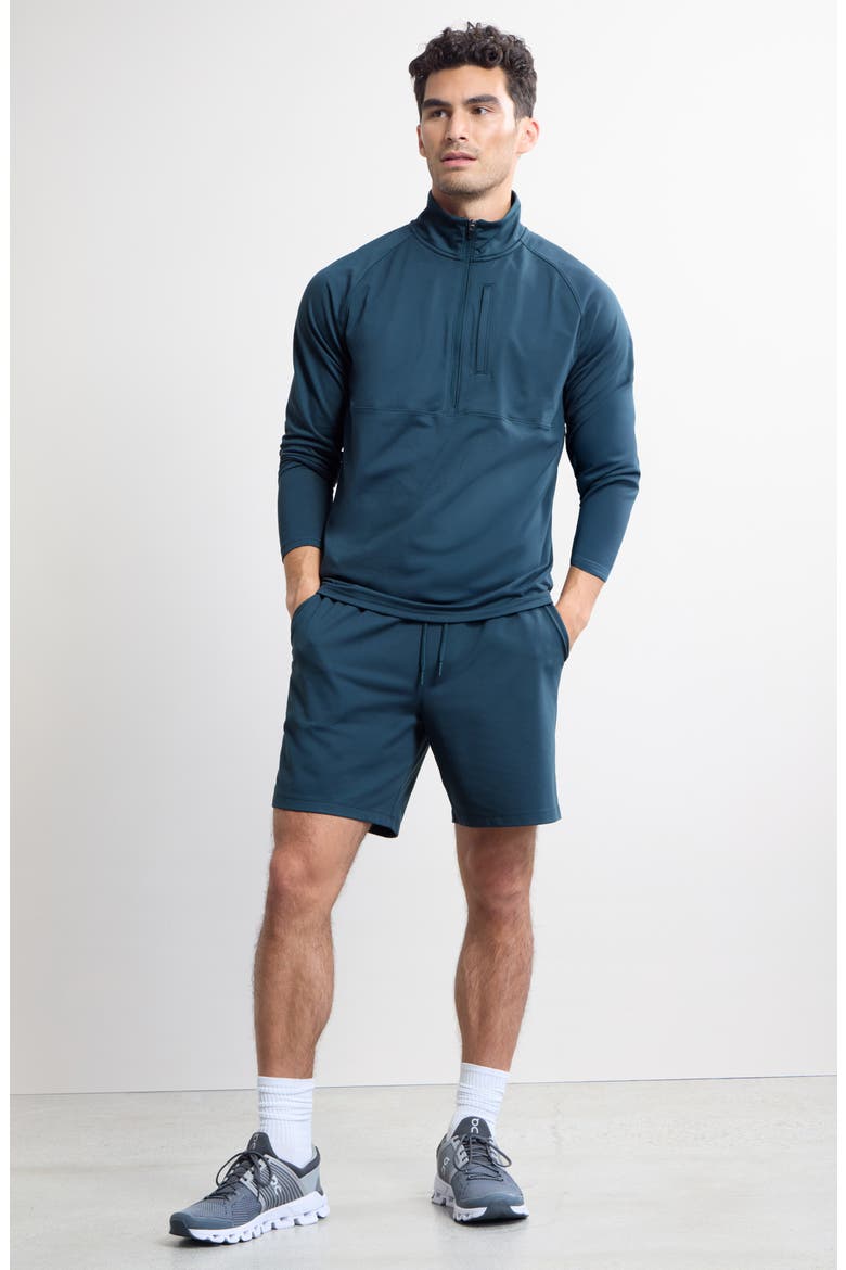 Live-In 7-Inch Drawstring Athletic Shorts, Alternate, color, GREEN MAGICAL
