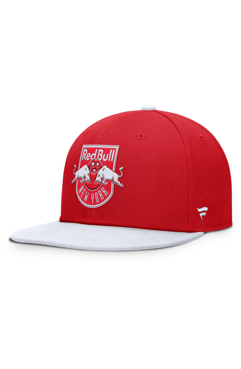 FANATICS Men's Fanatics Red New York Red Bulls Sitter Snapback Hat, Alternate, color, 