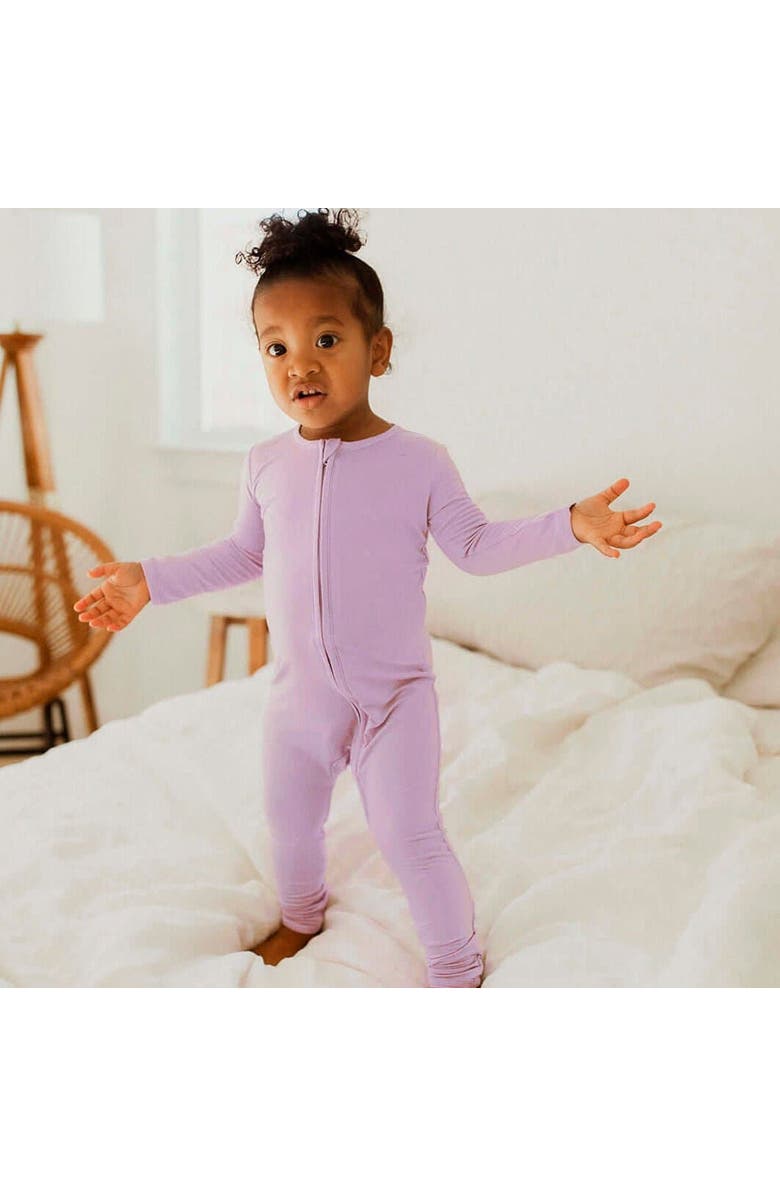 Bellabu Bear Solid Convertible Footie, Alternate, color, Lavender