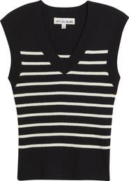 CITY BLUES Stripe Sweater Vest