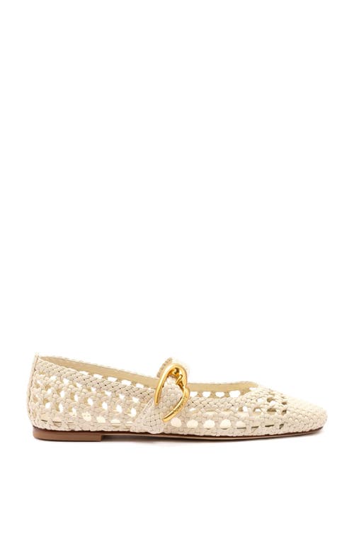 Larroude Women's Verona Macrame Ballet Flats In Neutral