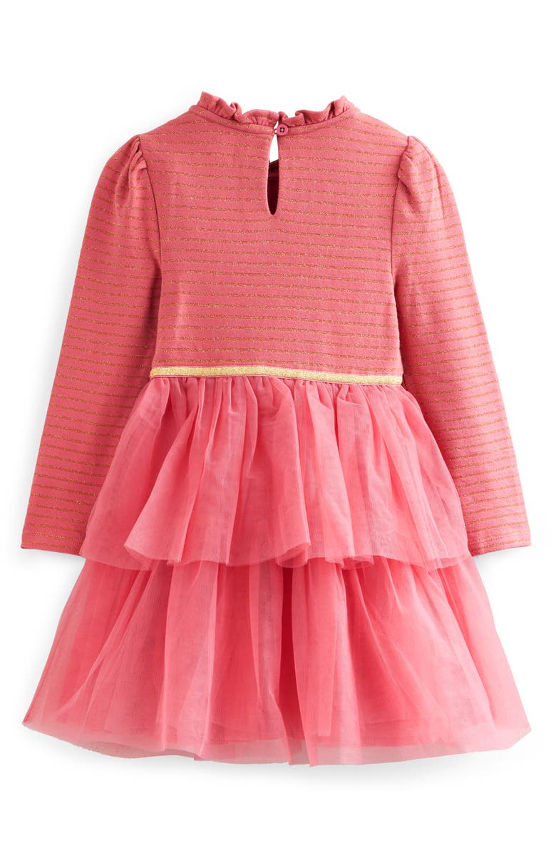 Mini Boden Jersey Tulle Ruffle Party Dress | Nordstrom