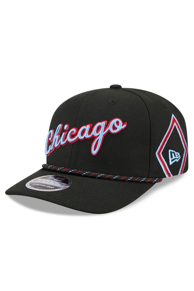 Men's New Era Black Chicago Bulls 2025/26 City Edition 9SEVENTY Adjustable Hat, Alternate, color, Black