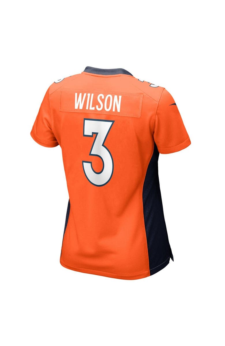 Nike Women's Nike Russell Wilson Orange Denver Broncos Player Jersey, Alternate, color, 