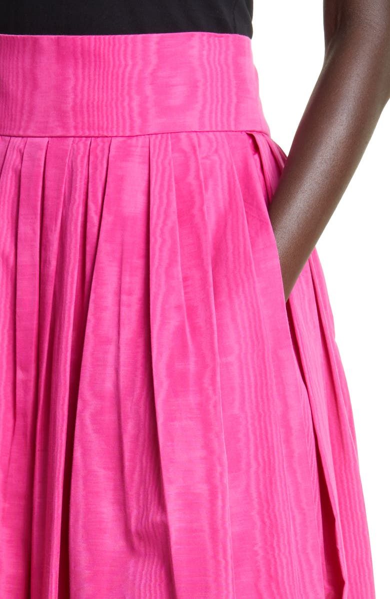 Carolina Herrera Moiré Taffeta Ball Skirt, Alternate, color,