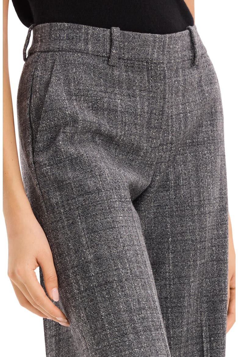 Crosshatch Wool Blend Pants, Alternate, color, CHARCOAL MULTI