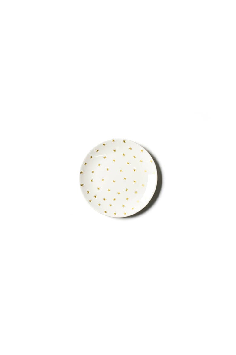 Gold Stars Salad Plate, Main, color, Yellow
