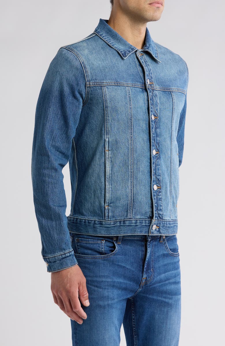 7 For All Mankind Perfect Denim Trucker Jacket, Alternate, color, 