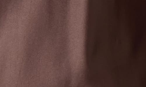 Lyssé Lysse Fatima Pleated Neck Satin Top In Brown