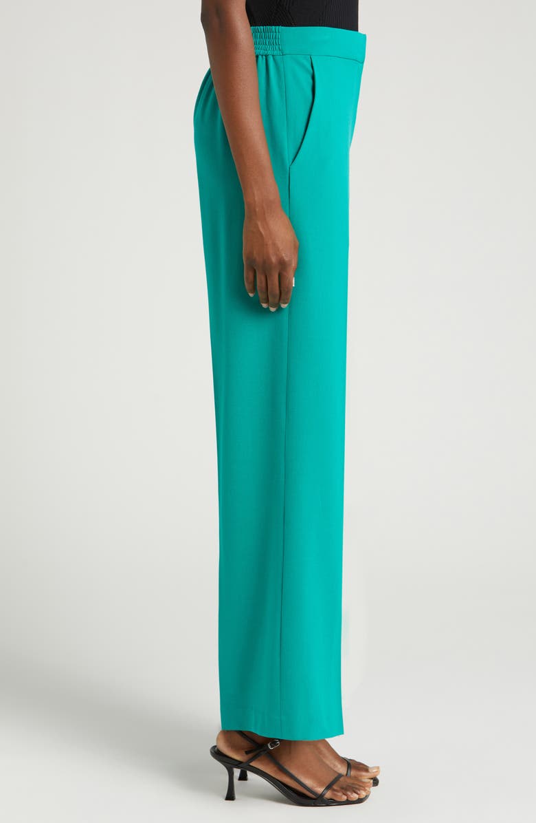Halogen<sup>®</sup> High Waist Wide Leg Pants, Alternate, color, Miami Green