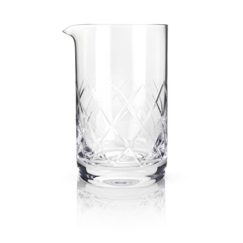 Viski Professional Crystal Extra Large Mixing Glass in Clear 
