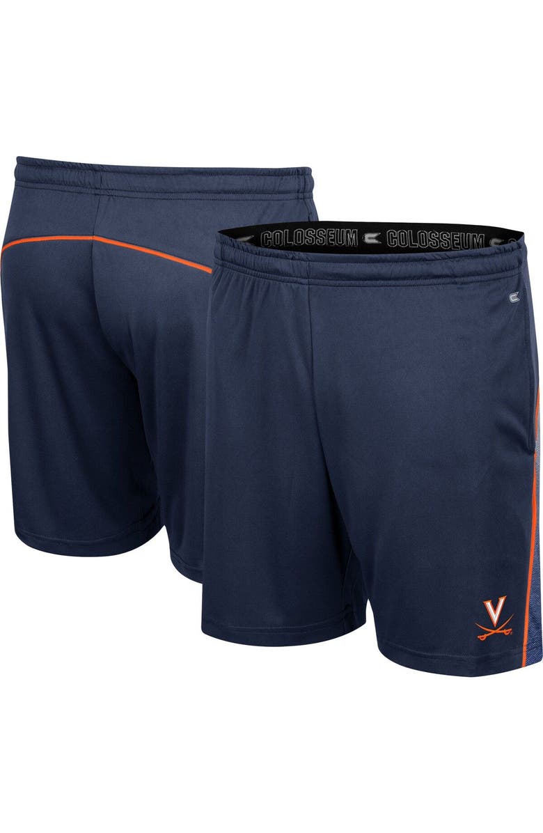 COLOSSEUM Men's Colosseum Navy Virginia Cavaliers Laws of Physics Shorts, Main, color,
