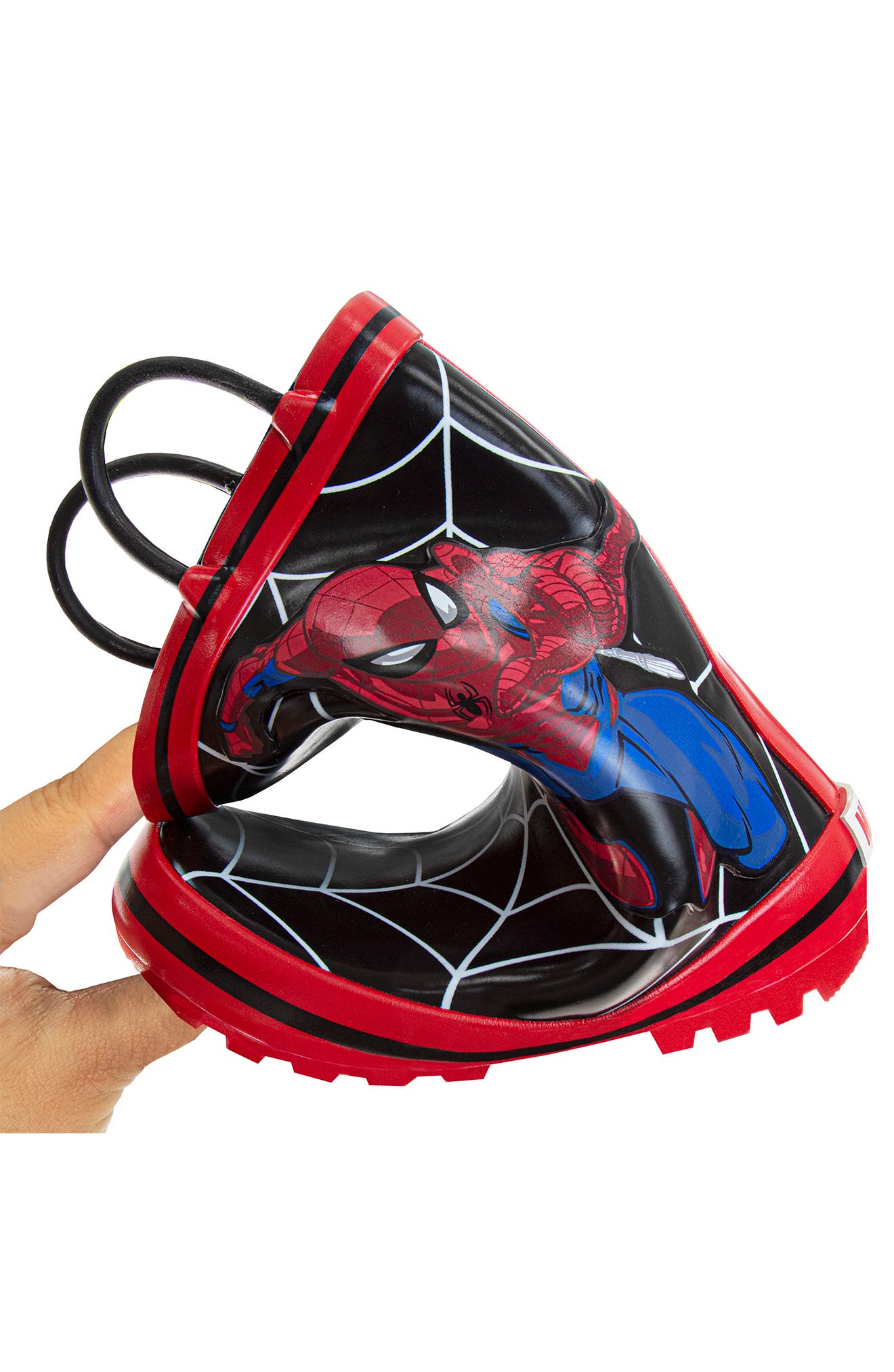 JOSMO Kids' Spider-Man Rain Boot, Alternate, color, Bkrd