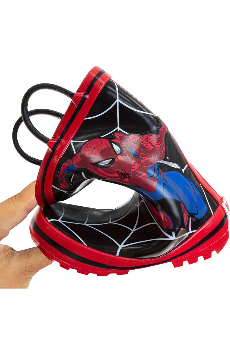 JOSMO Kids' Spider-Man Rain Boot, Alternate, color, Bkrd