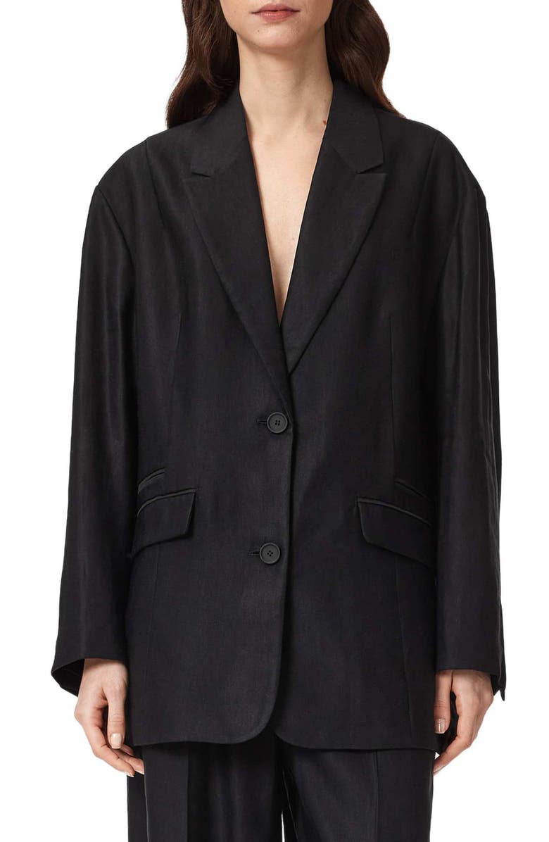AllSaints Charley Oversize Blazer, Main, color, 