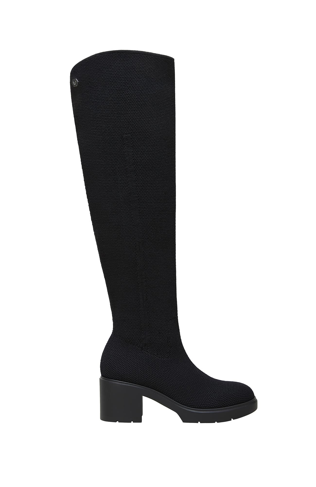 VIVAIA Fold-Over Square-Toe Knee-High Boots, Alternate, color, 