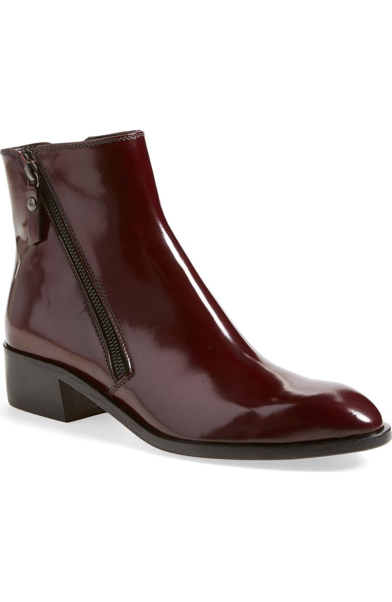 AGL Attilio Giusti Leombruni Double Zip Bootie, Main, color,