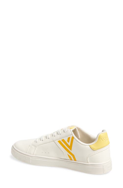Yy Nation Fractus Cactus Sneaker In White/yellow/lemon