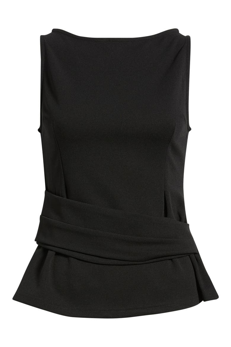 Silva Sleeveless Top, Alternate, color, BLACK