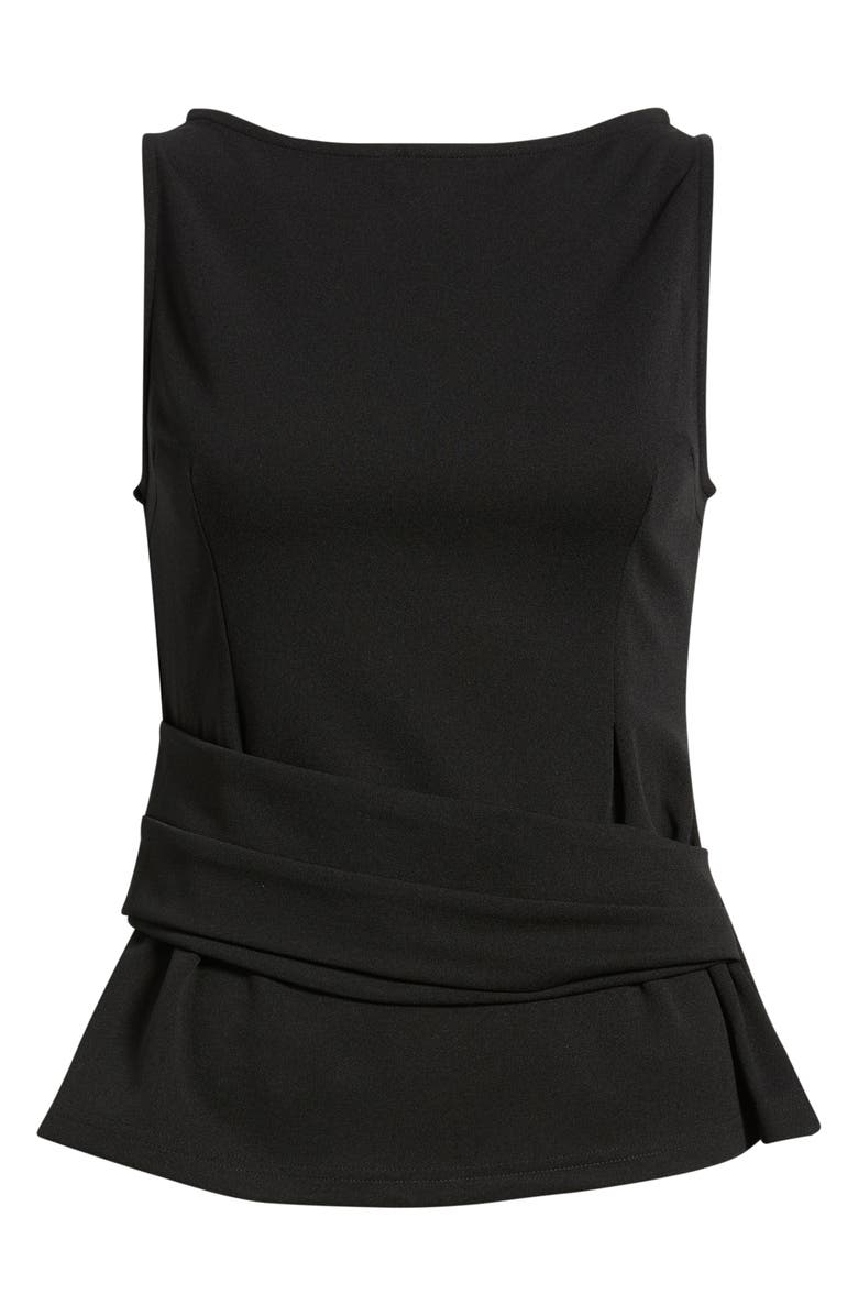 NIKKI LUND Silva Sleeveless Top, Alternate, color, Black
