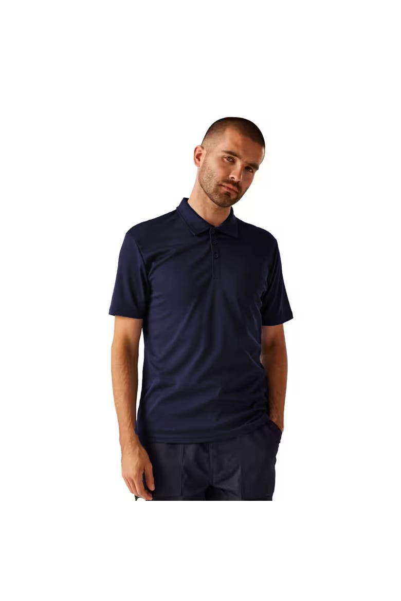Plain Polo Shirt, Alternate, color, Navy