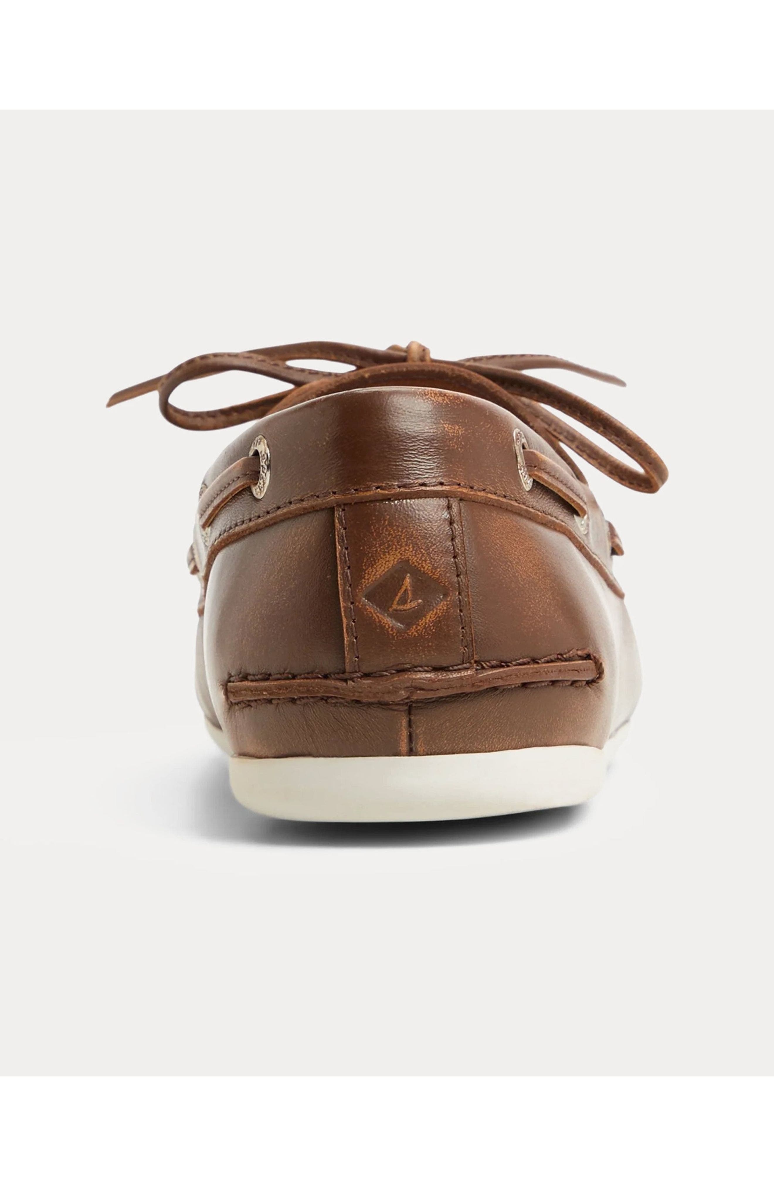 Fortela Sperry Slimboat "Distress" Leather Boat Shoe, Alternate, color, Camel