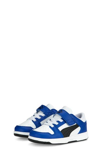 Puma Kids' Rebound Retro Low Top Sneaker In Blue
